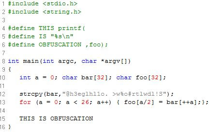 obfucation
